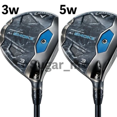 Callaway PARADYM Ai SMOKE MAX-D Fairway Wood 3w 5w 2Set TENSEI 50 SR Flex - Image 1 of 4