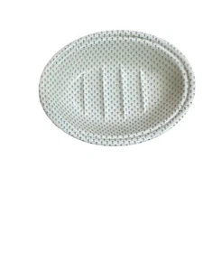 MASON’s Crabtree & Evelyn Vintage Ceramic Soap Dish Blue White Made in England - Picture 1 of 2