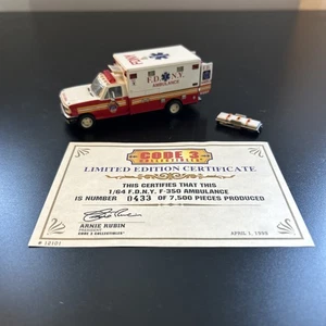 Code 3 FDNY Ford F-350 Ambulance 122 - Picture 1 of 5