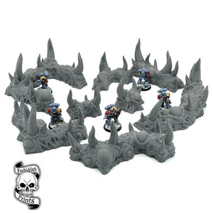 Cubierta Barreras The Hive Bile Pile Nid Xenos 28 mm Wargaming Terreno Paisaje - Imagen 1 de 5