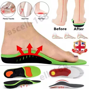 Plantillas ortopédicas soporte para arco pie plano zapato inserción talón dolor fascitis plantar - Imagen 1 de 59