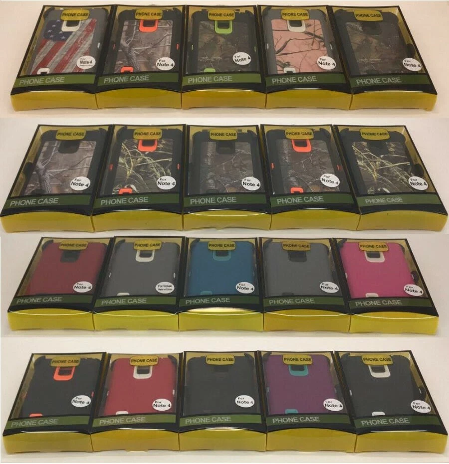 For Samsung Galaxy Note 4 Heavy Duty Protection Case Cover with Belt Clip - Image 1 of 1