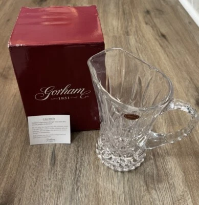 Jarro de água de cristal Gorham King Edward, #C465, 32 oz, 8 1/2” altura - Imagem 1 de 4