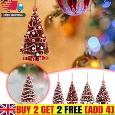 3D Christmas Candy Cane Pendant Hanging Ornament Xmas Tree Party Decorations