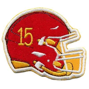 #15 Kansas City Helm Aufnäher Fußball Fan Missouri bestickt aufbügeln - Bild 1 von 2