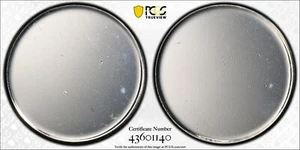 PCGS MS63 Blank Planchet for Silver Proof Commemorative Dollar $1 Type 2 Error - Picture 1 of 3