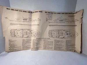 Chris-Craft 1950 34 ft. Plan cerrado de puente y crucero volador de doble cabina - Imagen 1 de 8