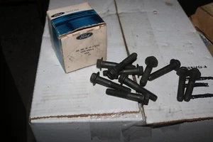 NOS Ford 1964 - 67 Mustang 289 Hi Po head bolts 351W C8OZ-6065-A box of 10 - Picture 1 of 2