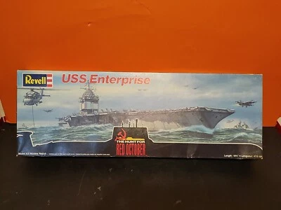 Revell USS Enterprise The Hunt for Red October #4008 1:720 Scale ~ Brand New - Image 1 of 2