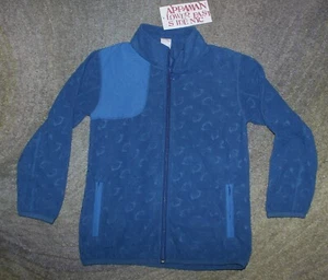 Appaman Boys Blue Fleece Jacket - Size 8 - NWT - Picture 1 of 3