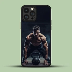 gym full kettlebells For iPhone 14 15 11 12 13 Pro X XS XR Max Anti-drop - Picture 1 of 200