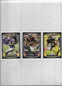 2014 Bowman Football Black Boarder (Rookie) Insert Pick-10, um Ihr Set zu vervollständigen - Bild 1 von 1