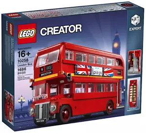 LEGO London Bus 10258 Modulare Gebäude Schöpfer Zustand A + Neu in verpackung selten - Bild 1 von 3