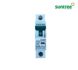 2 x Suntree 40 Amp 1 Pole Circuit Breaker ( 40A-1P-MCB ) Electric & Solar switch - Picture 1 of 5