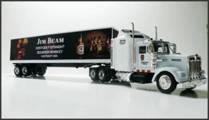 KENWORTH W900 Semi -Trailer 1/43 Trucks Diecast Jim Beam Custom Graphics - Picture 1 of 7