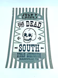 7/7/23 The Dead South Ryman Auditorium Hatch Show Póster Impreso Nashville TN - Imagen 1 de 8