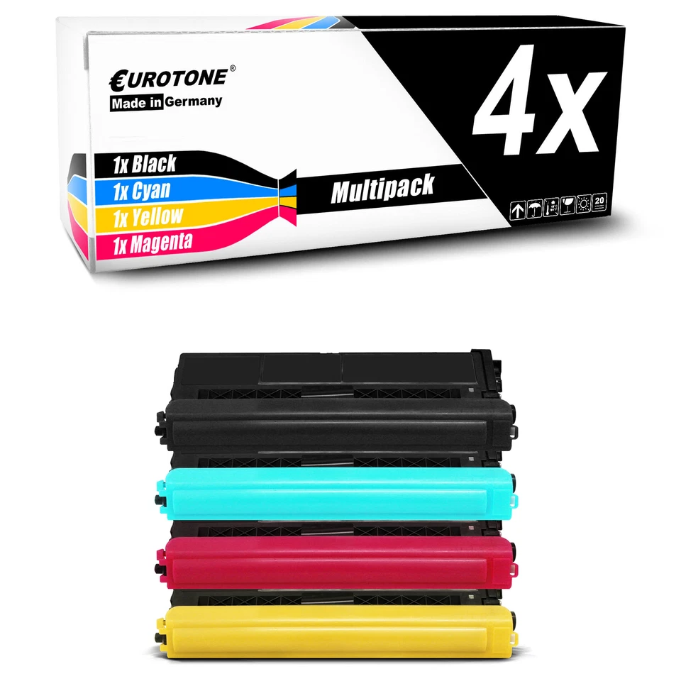 4x Eurotone Toner XL kompatibel f�r Brother HL-L-8260-CDW MFC-L-8900-CDW
