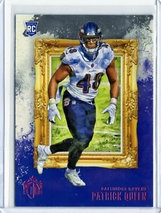 Patrick Queen Ravens 2020-2021 NFL Panini CHRONICLES GRIDIRON KINGS PINK ROOKIE  - Bild 1 von 2