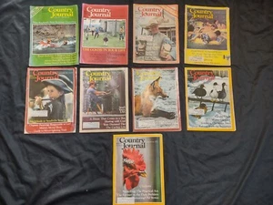 Vintage Lot of 9 Blair & Ketchums "Country Journal" Magazines 1974 - 1981     B8 - Picture 1 of 20