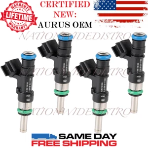 4x OEM NEW AURUS Fuel Injectors for 2016-2018 Fiat 500X 1.4L I4 0280158300 - Picture 1 of 6