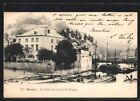 CPA Namur, La Sambre et le pont de Grognon 1918 