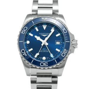 LONGINES Hydro Conquest GMT L3.790.4.96.6 Men's Watch From Japan G0303 - Picture 1 of 6