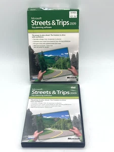 MS Streets & Trips 2009 Manual PC DVD Mapping Tool Software Microsoft - Photo 1/2