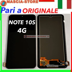 LCD DISPLAY XIAOMI REDMI NOTE 10S 4G M2101K7BNY TOUCH SCREEN SCHERMO VETRO NERO - Foto 1 di 1