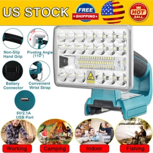 LED Work Light For Makita 18V Li-Ion Battery Emergency Flashlights Torch Camping - Picture 1 of 12