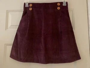 MON PETIT OISEAU Cotton Purple skirt Skirt Size 6 NWT - Picture 1 of 2