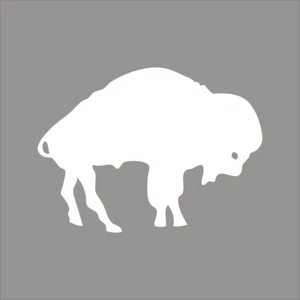 Buffalo Bills #6 logotipo del equipo de la NFL 1 color calcomanía de vinilo pegatina ventana coche pared - Imagen 1 de 7