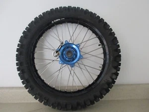 2018 YAMAHA YZ 250F DUBYA TALON 19" REAR WHEEL BLACK W/ BLUE HUB, M188 - Picture 1 of 13