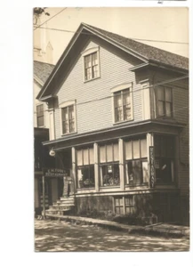 RPPC MACHIAS MAINE RESTAURANT E M FOSS'S CENTER STREET ? REAL PHOTO POSTCARD - Picture 1 of 1