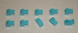 LEGO NEW 1x2x1.33 Ladrillo Azul Medio con Tapa Curva (10x) 4655246 Ladrillo 6091 - Imagen 1 de 1