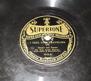 HARPER & TURNER 78 -- Silvertone # 9316 -- I FEEL LIKE TRAVELING ON + My Saviour - Picture 1 of 4