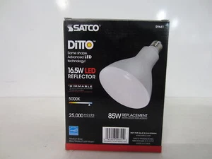 SATCO S9641 16.5BR40/LED/5000K/1200L/120V 16.5 Watts 120 Volts 5000K-LOT OF 8 - Picture 1 of 3