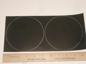 BASE DE PELÍCULA DE PLÁSTICO PROTECTORA PROCOMM 5.0PA 2 PIEZAS 5" PARA MONTAJE DE ANTENA MAGNÉTICA - Imagen 1 de 1