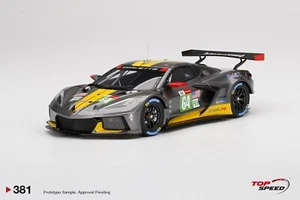 CORVETTE C8.R NO.64 CORVETTE RACING 2021 LE MANS 24HR - TOPSPEED TS0381 1/18 - Picture 1 of 6