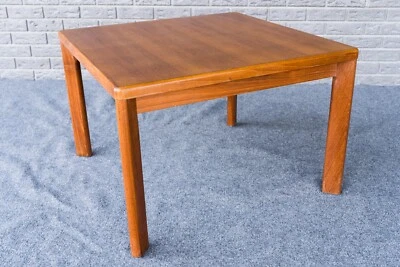 Mesa auxiliar cuadrada danesa moderna Vejle Stole Mobelfabrik de madera de teca - 30" Foto 1 de 4