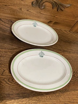 Винтажное блюдо (2) лот отель Cranbrook винтажный BC Канада C 1930-х РЕДКАЯ - Изображение 1 из 4