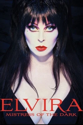 1988 Elvira Mistress Of The Dark Movie Poster 11X17 Cassandra Peterson 💀🎃🕷🍿