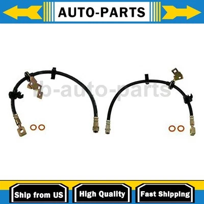 Manguera de freno delantera 2x para Mercedes-Benz ML320 1999-2003 3,2 L Foto 1 de 4