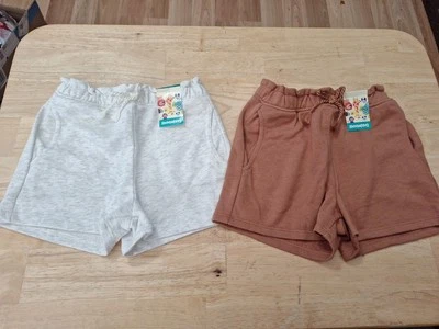 2 Nuevos Pantalones Cortos de Tela de Terry Francés Talla 5t para Niña de Garanimals Foto 1 de 4