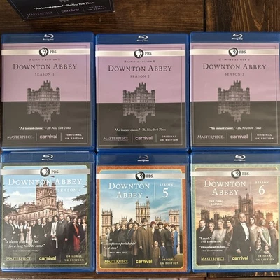 Downton Abbey: The Complete Series + Movie (Seasons 1-6, Blu-Ray) 1 2 3 4 5 6 - Изображение 1 из 4