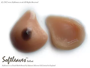 Senos de silicona Softleaves ReelLook forma pecho carne o negro - Imagen 1 de 18