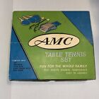 VTG AMC Ping Pong Set in Original Box Old Knight Table Tennis Co. Model #500