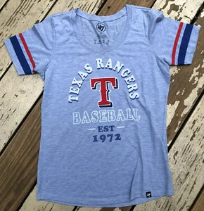 MLB TEXAS RANGERS Baseball • Damen '47 Brand S/S Kurzarm Shirt Gr. SMALL - Bild 1 von 9