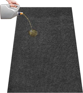 1 Pcs 36 X 60 Inch Oil Spill Mat for Driveway Garage under Car Leaks Absorbent O - Picture 1 of 12