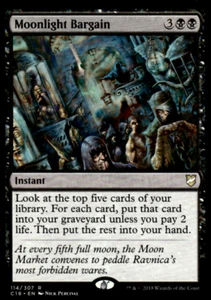 1x Moonlight Bargain x1 ~NM~ Commander 2018 C18 Magic the Gathering MTG - Picture 1 of 1