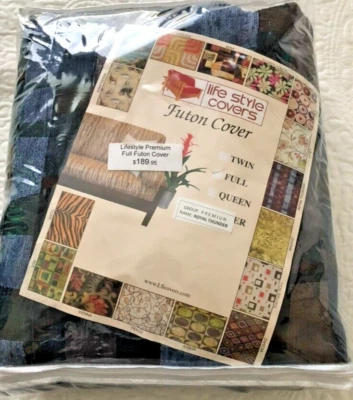 Life Style Covers full premium futon Royal Thunder pattern - Image 1 of 2